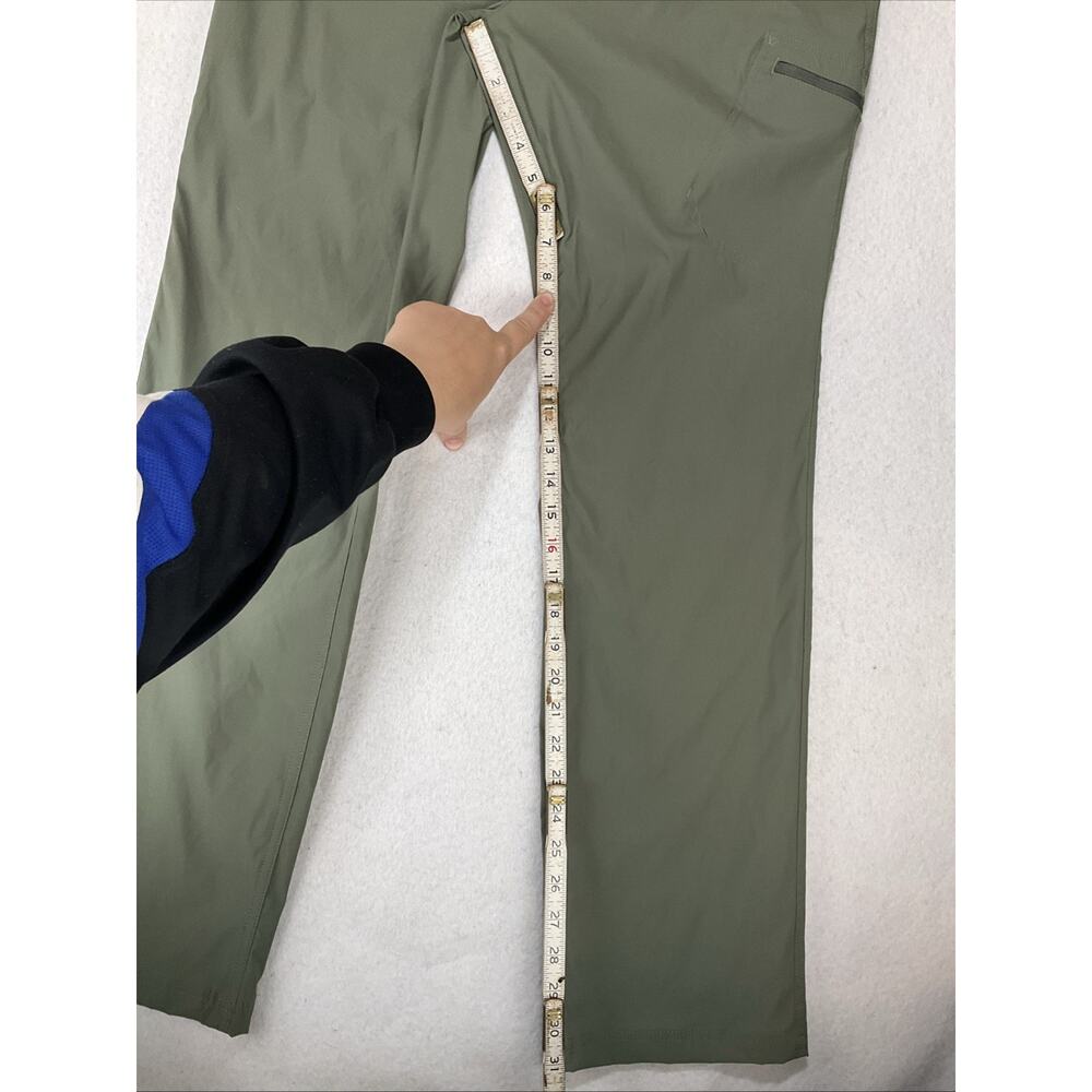 Eddie Bauer Guide Pro Pants Womens 12 Olive Green Hiking Stretch Cargo Excellent - Picture 5 of 14